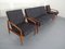 Paper Knife Armchairs & Sofa Set by Kai Kristiansen for Magnus Olesen, 1960s 18