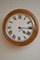 Late Victorian Oak Fusee Wall Clock 1