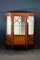 Antique Edwardian Inlaid Display Cabinet 1