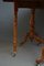 Antique Victorian Sutherland Burr Walut Foldable Dining Table 3