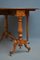 Antique Victorian Sutherland Burr Walut Foldable Dining Table 4