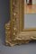 Antiker dekorativer Spiegel mit vergoldetem Rahmen 8