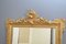 Antiker dekorativer Spiegel mit vergoldetem Rahmen 5