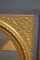 Specchi da parete antichi in legno dorato, set di 2, Immagine 6