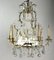 Lámpara de araña estilo Luis XV de cristal, siglo XIX, Imagen 1