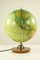 Vintage Glass Illuminated Globe from JRO, 1960s 5