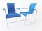 Blaue Vintage Modell D20 Stühle von Jean Prouve für Tecta, 2er Set 9
