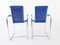 Blaue Vintage Modell D20 Stühle von Jean Prouve für Tecta, 2er Set 4