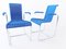 Vintage Model D20 Blue Chairs by Jean Prouve for Tecta, Set of 2 15