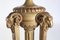 Antiker Napoleon III Ständer aus vergoldetem & geschnitztem Holz 6