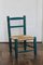 Vintage Straw & Wooden Children's Chair 4