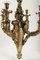 Lámpara de araña de madera dorada tallada a mano, siglo XIX, Imagen 7
