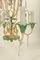 Painted Metal & Crystal Chandelier, 1950s, Image 9