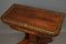 Antique Regency Brass Inlaid Rosewood Card Table, Image 7