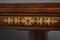 Antique Regency Brass Inlaid Rosewood Card Table 5