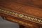 Antiker Regency Kartentisch aus Palisander mit Intarsien aus Messing 4