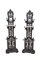 Victorian Cast Iron Hall Stands, Set of 2 1