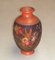 Vase Floral Vintage en Bois et Polychrome par H. Votier 1