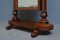 Antique William IV Mahogany Cheval Mirror 2