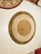 Vintage Round Hand-Made Beige and Green Indian Rug, 1983 13