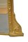 Espejo de repisa victoriano tardío antiguo de madera dorada, Imagen 10