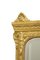 Antiker spätviktorianischer Spiegel mit vergoldetem Holzrahmen 3