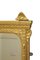 Espejo de repisa victoriano tardío antiguo de madera dorada, Imagen 2