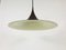 Round Brown Pendant Lamp from Fog & Morup, 1970s, Image 3