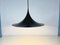 Round Brown Pendant Lamp from Fog & Morup, 1970s, Image 7