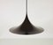 Round Brown Pendant Lamp from Fog & Morup, 1970s 2
