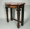 Antique French Napoleon III Mahogany and Marble Console Tables, Set of 2 2