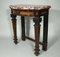 Antique French Napoleon III Mahogany and Marble Console Tables, Set of 2, Image 2