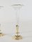 Antique Soliflores, Crystal and Gilded Bronze Vases, Set of 2 1