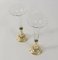 Antique Soliflores, Crystal and Gilded Bronze Vases, Set of 2 3