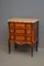 Commode Continentale Antique en Acajou, Bois de Satin et Marbre 11