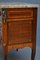 Antique Continental Mahogany, Satinwood, and Marble Commode, Image 7