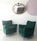 Fauteuils en Velours Vert de ISA Bergamo, Italie, 1950s, Set de 2 7