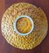Large French Ochre Yellow Vallauris Ceramic Rope Dish from S.A.P., 1950s, Image 3