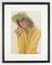 Französisches Poster einer Frau mit Hut von Robert Jean Chapuis, 1970er 4