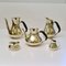 Mid-Century Modern Danish Silver Plated Tea & Coffee Set by Hans Bunde for Cohr, 1960s, Set of 5 2