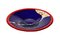 Centre de Table Cascata T30 en Verre de Murano Bleu Cobalt par Birello pour Vévé Glass 2
