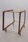 Mid-Century Viennese Brass and Glass Trolley, 1960s, Image 6