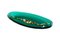 Oval Cascata C20 Emerald Murano Glass Plate by Vévé Glass 2