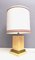 Lampada da tavolo vintage in pergamena e ottone di Aldo Tura, anni '60, Immagine 5