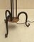 Wrought Iron & Wood Tripod Lamp from René Prou, 1940s, Image 2