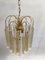 Mid-Century Italian Murano White and Yellow Crystal Chandelier by Paolo Venini, 1970s, Image 2