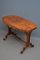 Antique Victorian Burr Walnut Side Table 1