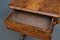 Antique Gothic Revival Burr Walnut Console Table, Image 8