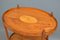 Mesa bandeja victoriana antigua de madera satinada, Imagen 8