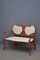 Antique Edwardian Mahogany Settee 1